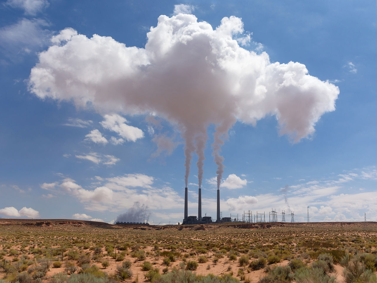 Original Image from: http://en.wikipedia.org/wiki/Navajo_Generating_Station#/media/File:Navajo_generating_station_Page_2.jpg